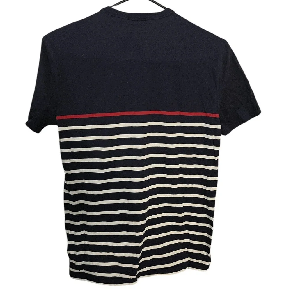 Polo Ralph Lauren Custom Slim Fit Navy Stripe Crewneck T-Shirt Men's Small